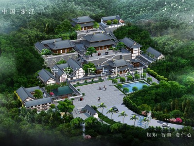 鹽城觀(guān)音寺建設(shè)方案規(guī)劃圖