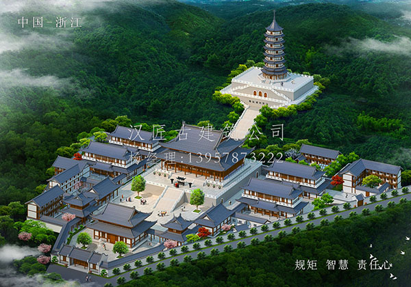 古韻今風(fēng)——[古建筑設(shè)計(jì)公司名稱]佛教寺廟建筑設(shè)計(jì)